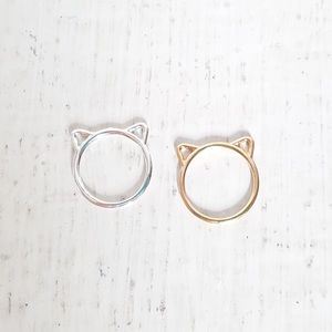 Cat Ears Ring Animal Ears Cat Jewelry